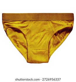 This Front View Classy Men Briefs Mockup In Flame Orange Color Is The Best To Showcase Your Designs Like A Graphic Design Pro Just By Adding Your Own Design.