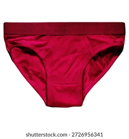 This Front View Classy Men Briefs Mockup In Dark Sangria Color Is The Best To Showcase Your Designs Like A Graphic Design Pro Just By Adding Your Own Design.