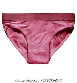 This Front View Classy Men Briefs Mockup In Geranium Pink Color Is The Best To Showcase Your Designs Like A Graphic Design Pro Just By Adding Your Own Design.