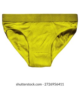 This Front View Classy Men Briefs Mockup In Pure Sunshine Color Is The Best To Showcase Your Designs Like A Graphic Design Pro Just By Adding Your Own Design.