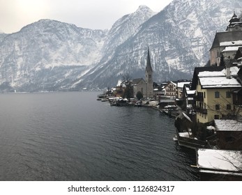 This is Hallstatt in winter