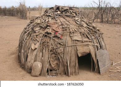 This Hut Made From Debris Gathered From A Nearby River Is Typical Housing For Tribes In Southern Ethiopia