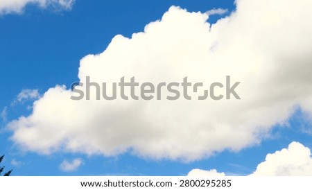 This image captures a serene blue sky adorned with soft, white cumulus clouds, embodying feelings of peace, hope, and freedom. It evokes the promise of a fresh start and a clear vision for the future, representing purity and clean air in nature. Ideal for corporate branding, environmental campaigns, travel promotions, or as a tranquil background for spiritual and inspirational content. This photo is perfect for conveying optimism, tranquility, and endless possibilities