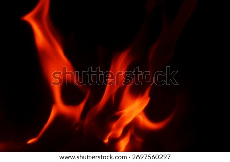 This image captures the vibrant, glowing essence of fire, creating a dramatic and captivating visual