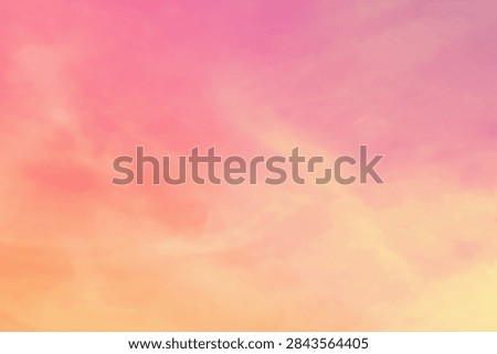 This image features a soft gradient background transitioning from pastel pink to golden yellow, creating a smooth and atmospheric effect.