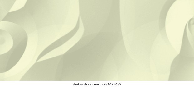 This image features a stunning abstract design with smooth swirling shapes in soft muted greenish beige tones. The composition is fluid and dynamic, creating a sense of movement.