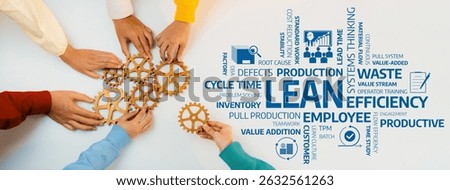 This image illustrates collaborative efforts in applying lean management principles, emphasizing efficiency, productivity, and continuous improvement in business processes. Amity