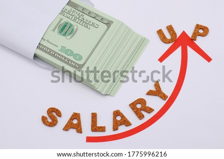 This is an image of increasing salary.