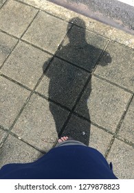 This image is my shadow which I take a photograph