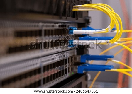 This image is part of a series of closeups of different network equipments