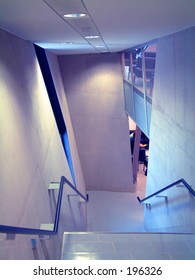 This is an image of a radically designed and surreal Metropolitan university building.