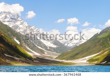 This image was shot at Jheel Saiful Malook in the North of Pakistan focusing on the mountain Malika Parbat.