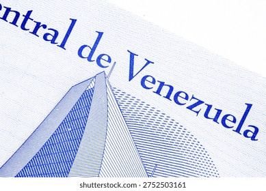 This image showcases the reverse side of a 500,000 (500 Mil) Venezuelan Bolívares Soberanos banknote, issued by the Banco Central de Venezuela in 2020.