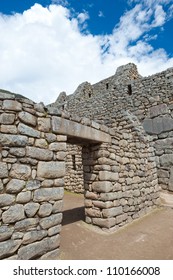 This Image Shows The Manchu Picchu Complex In Peru.