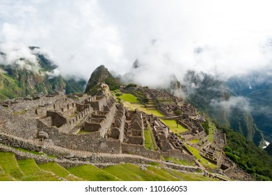 This Image Shows The Manchu Picchu Complex In Peru.