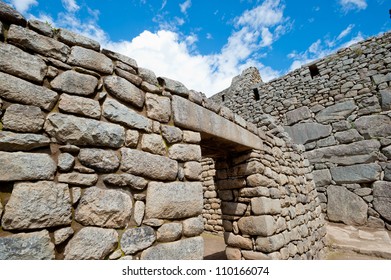 This Image Shows The Manchu Picchu Complex In Peru.