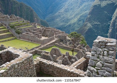 This Image Shows The Manchu Picchu Complex In Peru.