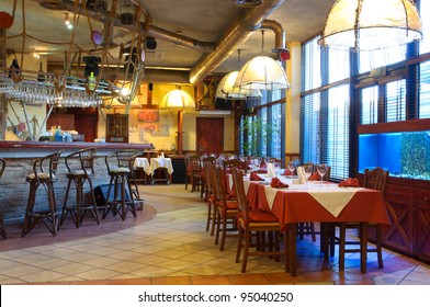 This Is Italian Restaurant With A Traditional Interior