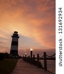 This lighthouse is located in Light Keepers Village, Cogulna Harbor, Little River, SC just off of US-17.