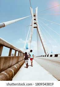 this is the link bridge between lekki and ikoyi in Lagos, Nigeria 