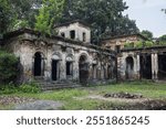 This is Maharajpur Jomidar Bari, a historical residence built in 1915 and located in Maharajpur, Muksudpur, Gopalgonj, Bangladesh.