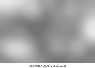 This monochromatic gradient abstract backdrop features a soft, blurred texture in shades of gray and white, creating a sense of calm and serenity. Its minimalist composition and subdued tones make