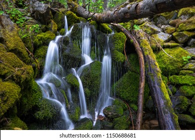 This Mountain Stream Is A Roadside Attraction On Glacier Point Road - Yosemite National Park