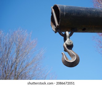This object was used to hang heavy things. Beautifully shaped and well maintained, it is still in service. Ulverton, Quebec, Canada; April 20, 2020.