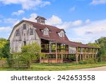 This old barn with dormer windows no longer stands in Bartholomew County, Indiana.