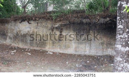 This Is Old wall and Dusty wall. Abandoned place