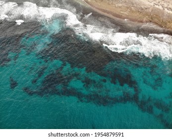 This Is On The Coast Line Of The Bald Head Hike, Taken With My Drone Looking Down.