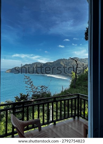 This is one of the views that I captured at Menganti Beach from the hotel I was staying at.
