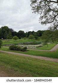 This photo shoots one of the many gardens at newstead abbey in the UK