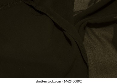 This Is A Photograph Of Black Sheer Fabric