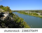 This is a photograph I shot while hiking the trails in Cameron Park. You can see the Brazos River and Waco Texas.