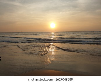 This picture is about evening beach