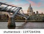 This is a picture of  the Millennium Bridge and St Paul