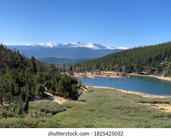 This Picture Is Shot At Echo Lake Park Which Is Located Around 10000 Ft High Surrounded By Mountains