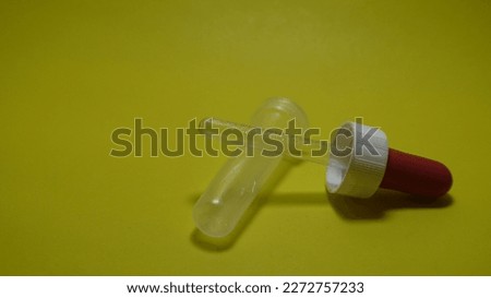 This pipette is used to administer medicine to a sick baby by dropping it into their mouth. The plunger and tube can be detached for cleaning