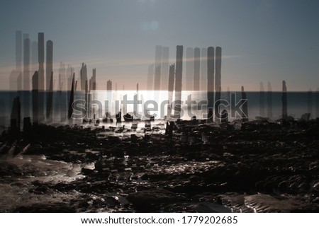 Similar – Image, Stock Photo the audience is listening