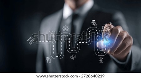 This platform is dedicated to the Creative idea generation for new product development concept. We emphasize Creative thinking and innovation as core drivers. The interface displays a Roadmap with stages of innovation icons, generating creative idea process for product development