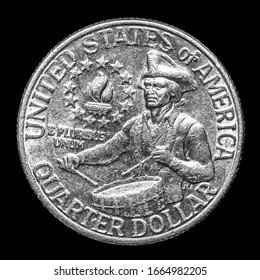 This Quarter Celebrates The Bicentennial Year Of 1976 Of The United States.
