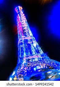 This Is A Replica Of Eiffel Tower Made By Glass.