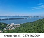 This is the seascape of Mokpo, South Korea.