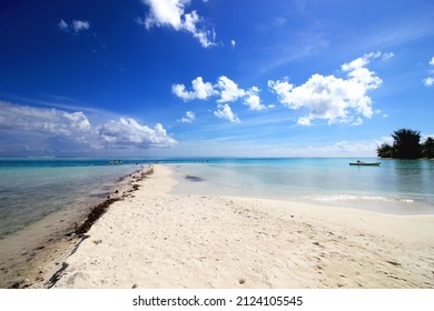 This Secluded Motu Receives Tourists During A Cruise Layover In Bora Bora