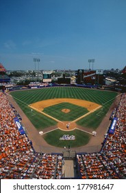 This Is Shea Stadium. Playing Were The NY Mets Vs. The San Francisco Giants. The Mets Won 9 To 8 In A Day Game.
