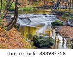 This small cascading waterfall is on Deer LIck Creek, just upstream from Bridal Veil Falls, in Ohio