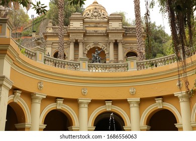 This Is The Square Of Neptune In The Santa Lucía Hill, Santiago De Chile, Chile