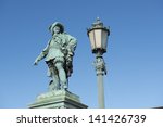 This statue, showing King Gustav Adolf II, is positioned in the centre of Gothenburg, Sweden.