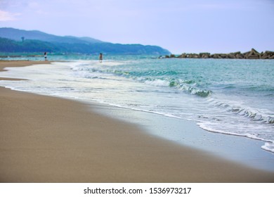 This Is Tanihama Beach In Joetsu, Niigata, Japan.